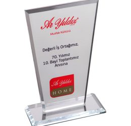 EKT-235-ŞF Kristal Plaket