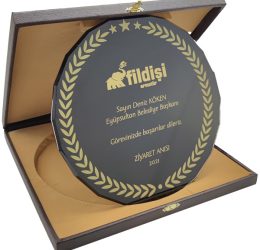 EKT-500 Kutulu Kristal Plaket