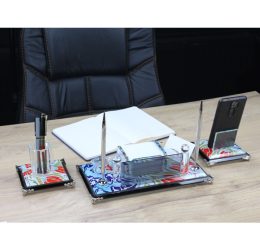 KM-300 3lü Kristal Masa Seti